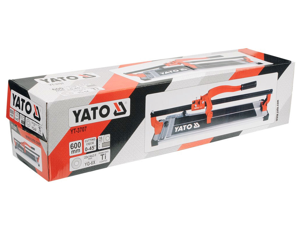 Masina de taiat gresie si faianta, Yato YT-3707, 600 mm, taiere 45